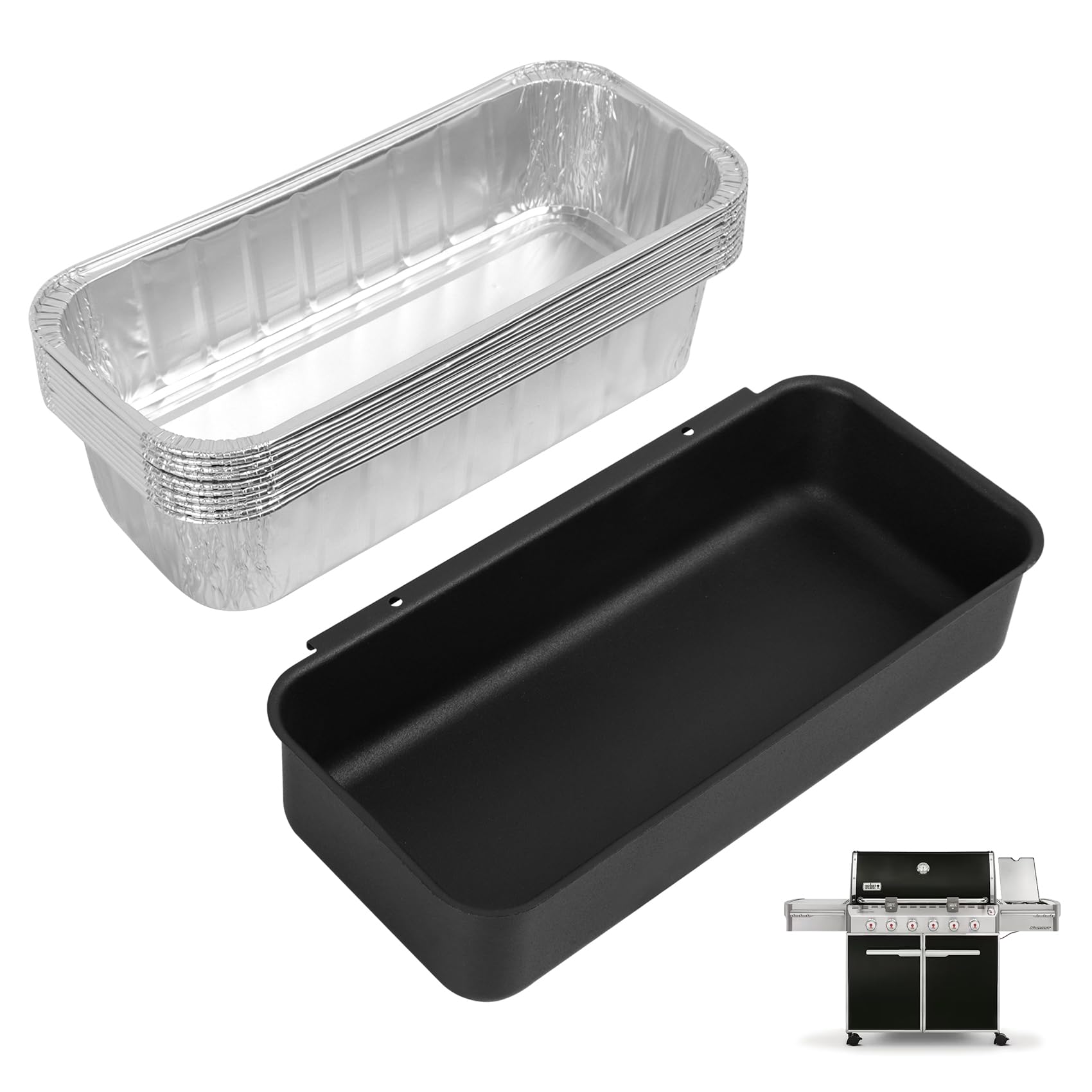 Amazon.com : MOASKER 70379 Catch Pan & 6498 Drip Pan Liners for